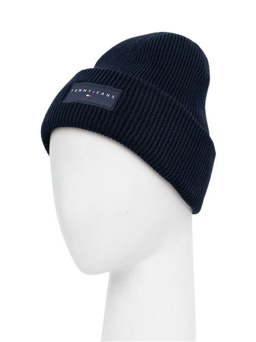 Cappello in maglia di cotone blu Tommy Jeans | AM0AM13666C1G